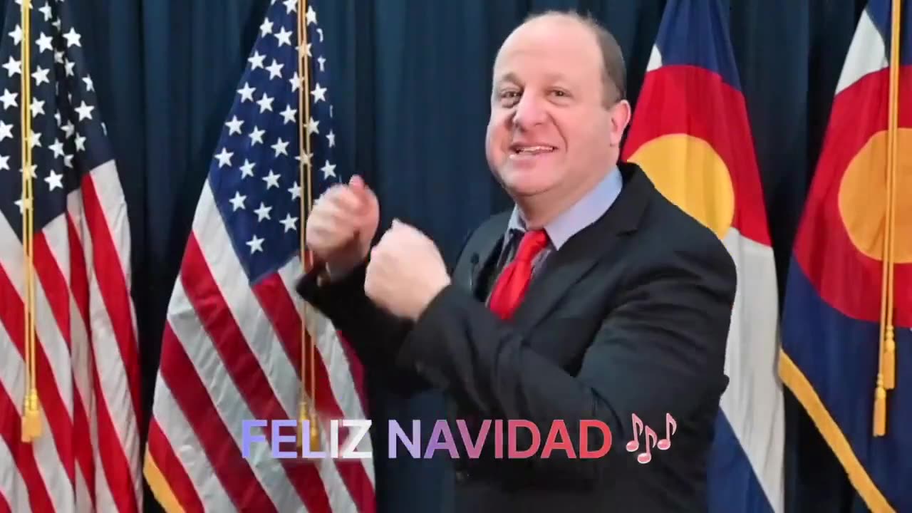 Whacko Dem Co Gov Jared Polis Sings Cringe-Worthy "Feliz Navidad" Christmas song