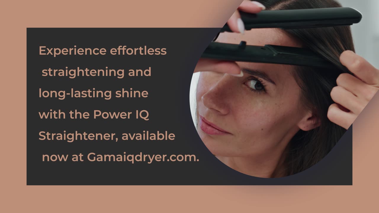 Transform Your Style with the Power IQ Straightener | Gama IQ Dryer Exclusive