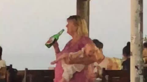 Baby and Beer Multitasking