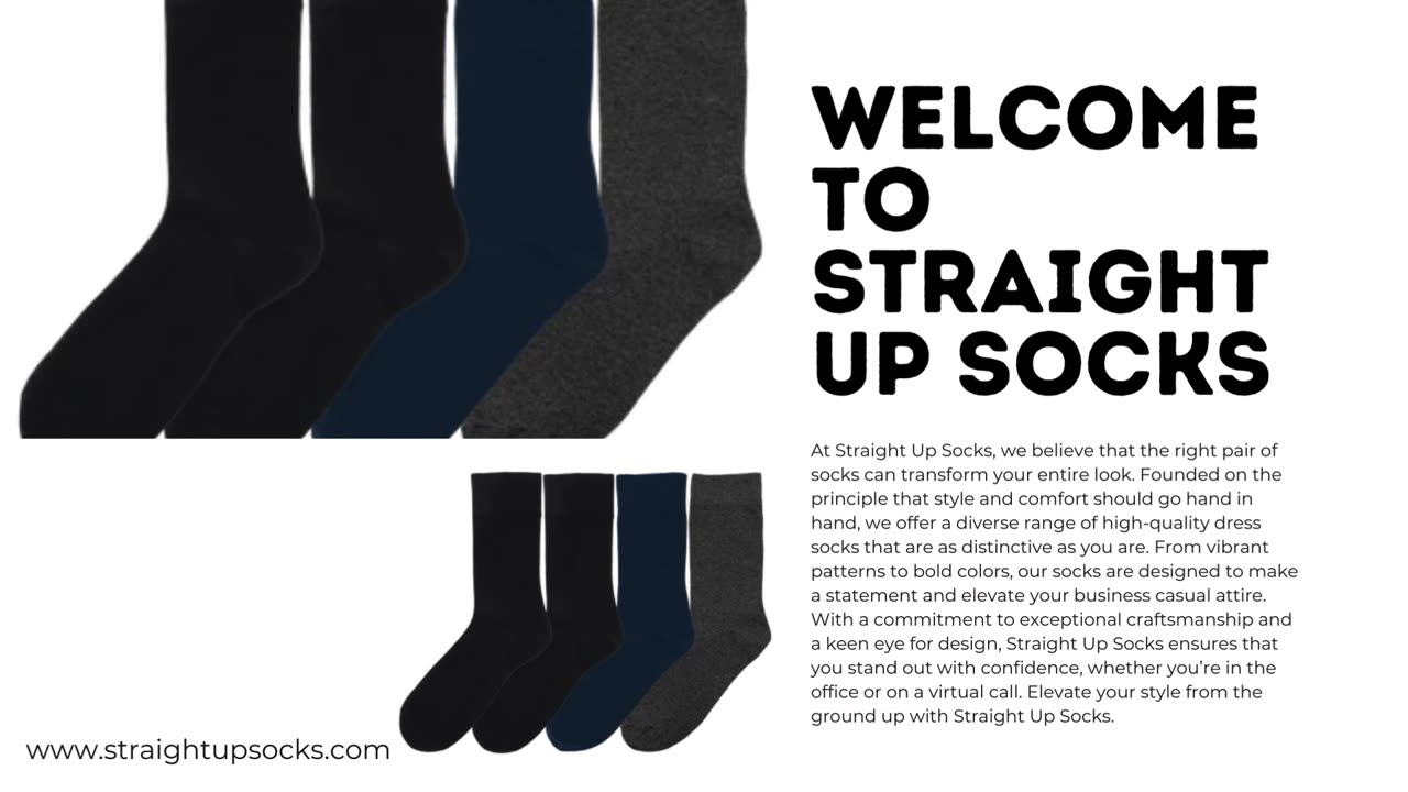 Most Comfortable Mens Dress Socks | Straight Up Socks