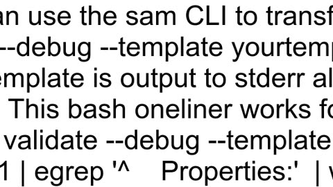 How can we count the number of resources generated by the CloudFormation template