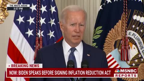 Biden releases reduction act into law