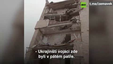 Obyvatelé města Volnovacha vyprávějí, jak ukrajinské jednotky zničily město