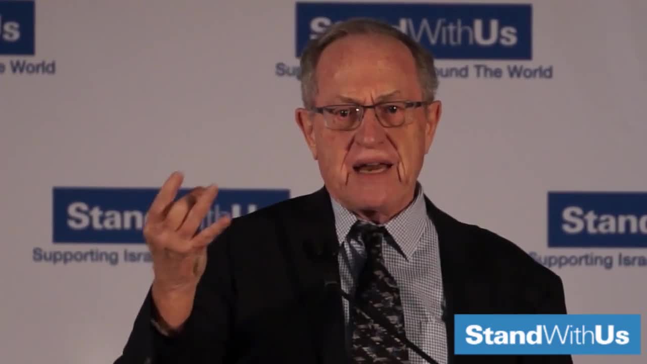 Dershowitz: Jews should never hide or excuse their disproportionate control over society