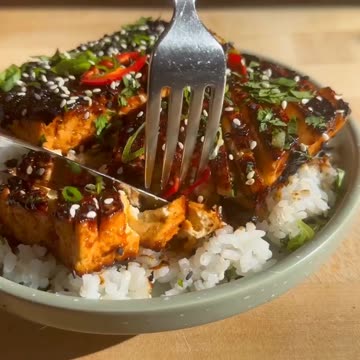 UMAMI ACCORDION TOFU - RECIPE IN DESCRIPTION