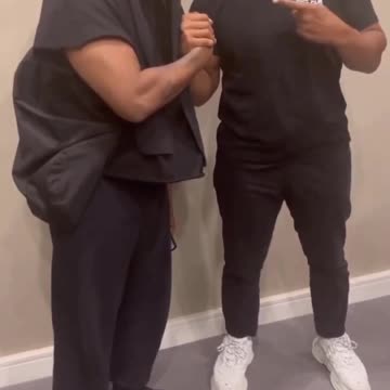 Kanye West & Mike Tyson met up in Saudi Arabia