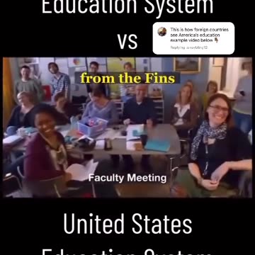 Finland 🇫🇮Education v American🇺🇸 Education