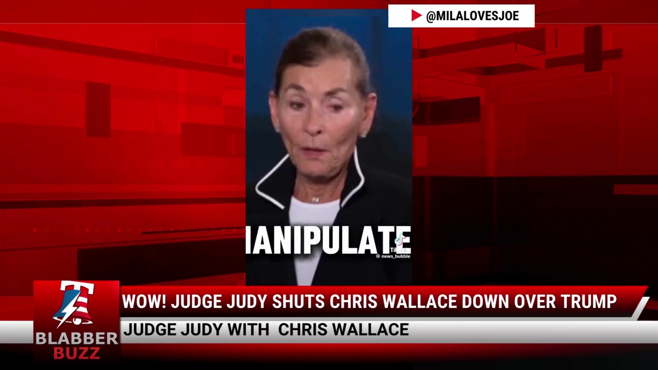 Wow! Judge Judy Shuts Chris Wallace Down Over Trump