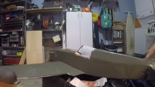 RC Model Spitfire engine Run up test