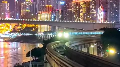 China Modern Rail Aerial View