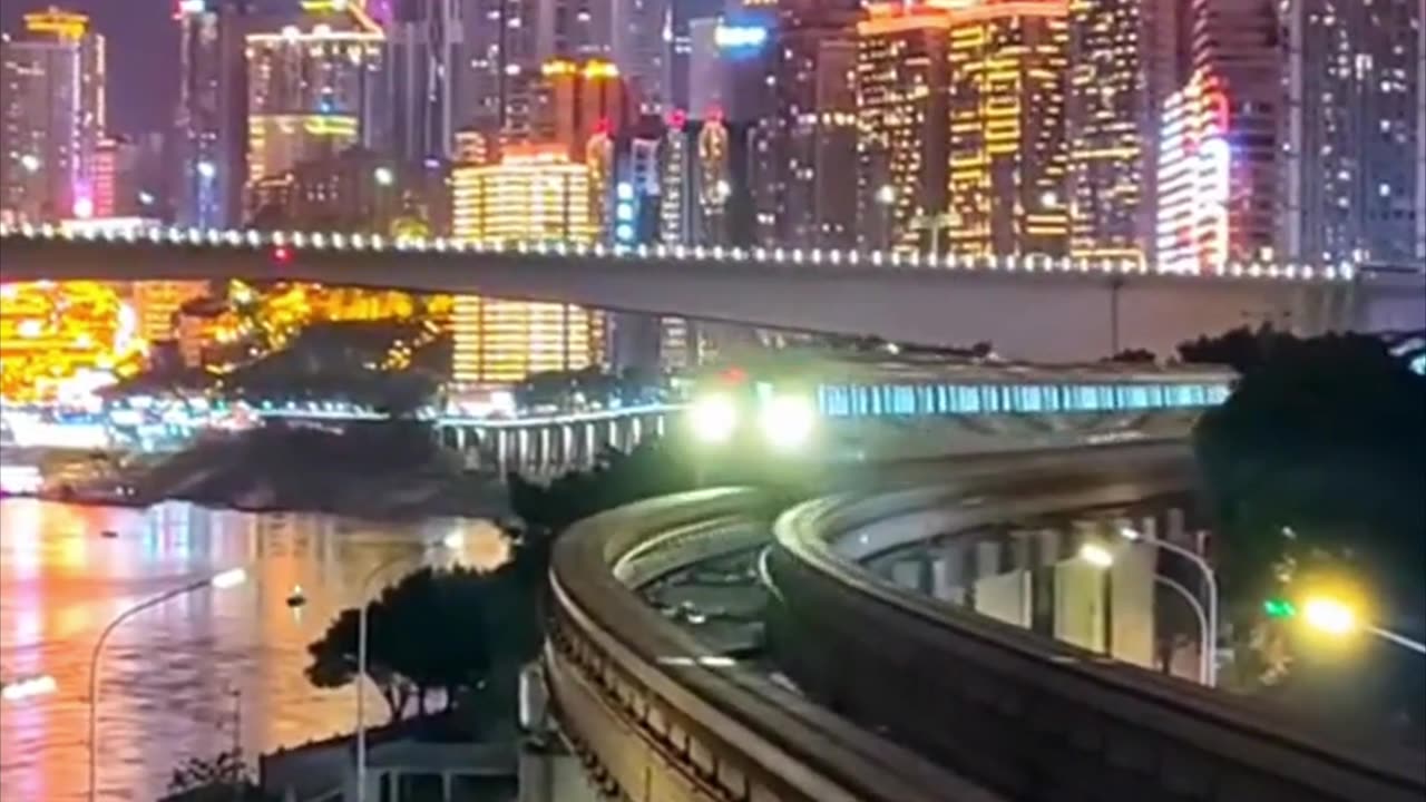 China Modern Rail Aerial View