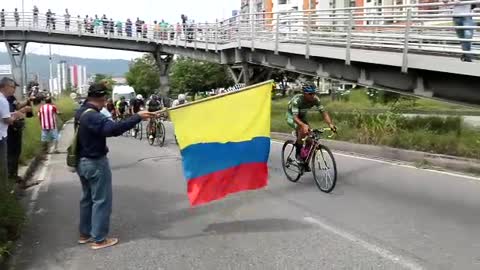 Así fue la llegada de la vuelta a Colombia a Bucaramanga