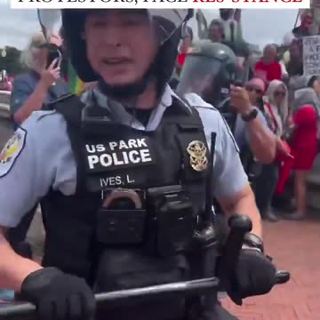 Pro-Palestine Protesters Assaulting Police Officers