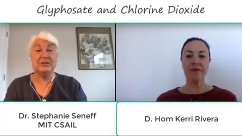 Chlorine Dioxide against glyphosate, atrazine