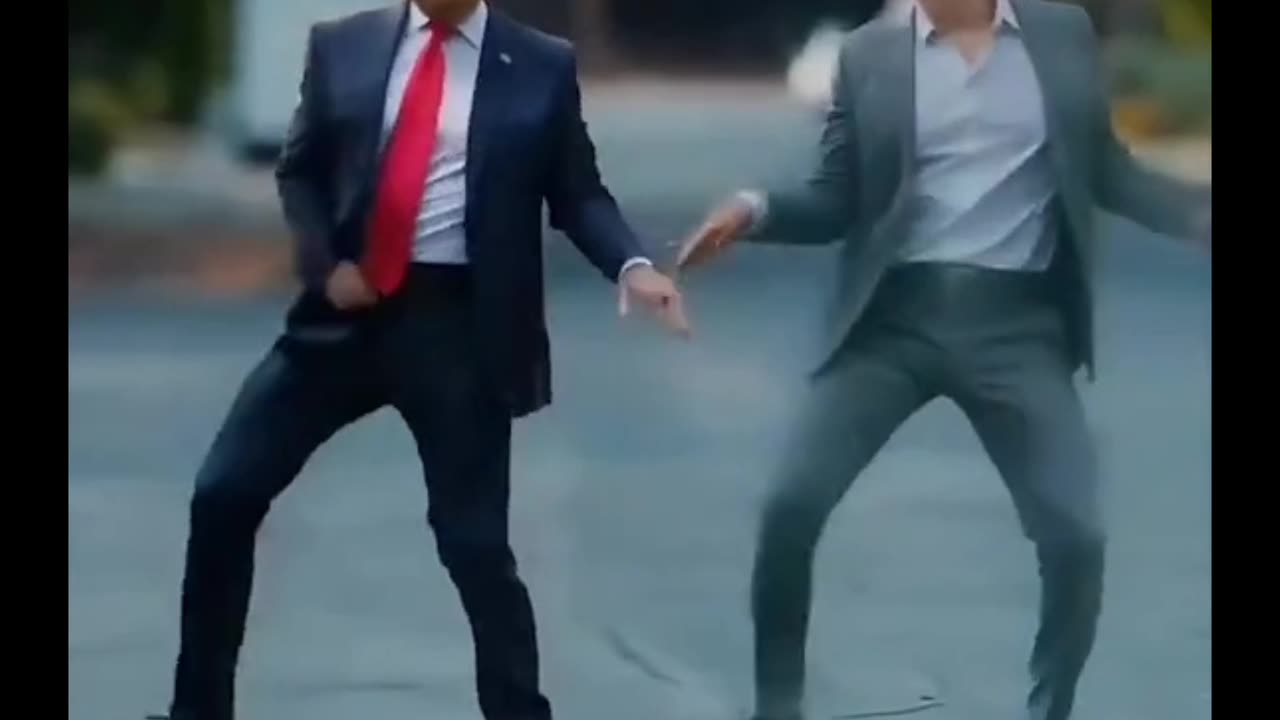 Donald Trump Dance With Elon Musk