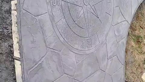 Stamped concrete