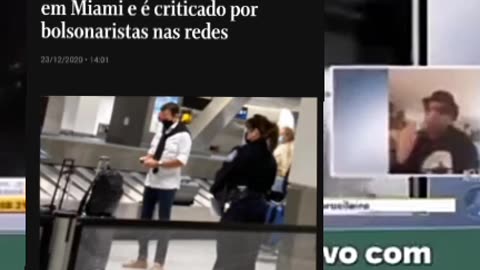 Marcelo Nova que, em plena Globo, disse: O vagabundo do João Dória trancou a população de são Paulo em casa e viajou pra Miami.