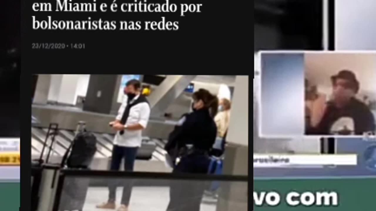 Marcelo Nova que, em plena Globo, disse: O vagabundo do João Dória trancou a população de são Paulo em casa e viajou pra Miami.