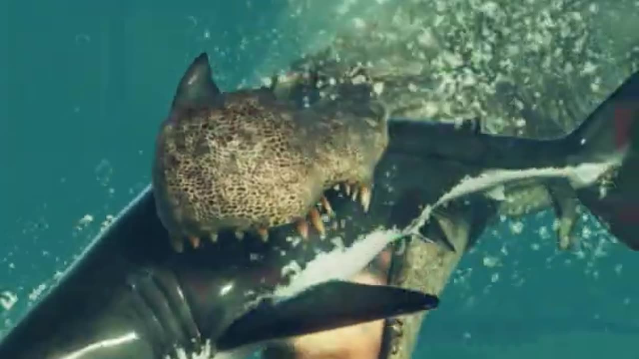 Crocodile vs Shark