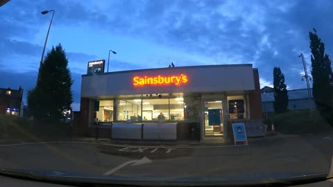 Driving at night in Cumbria