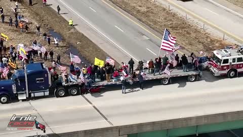 Peoples Freedom Convoy USA - Springfield Missouri Feb.28, 2022 _ IrnieracingNews