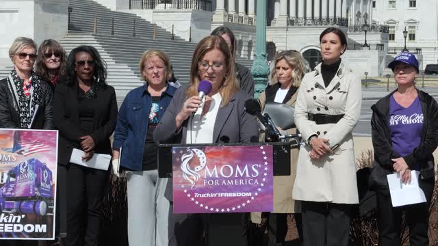 Truckin’ For Freedom Press Conference - Debbie Kraulidis, Vice President, Moms for America