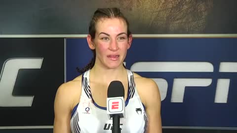 Miesha Tate on comeback win: 'I'm here to stay' | #UFCVegas31 | ESPN MMA