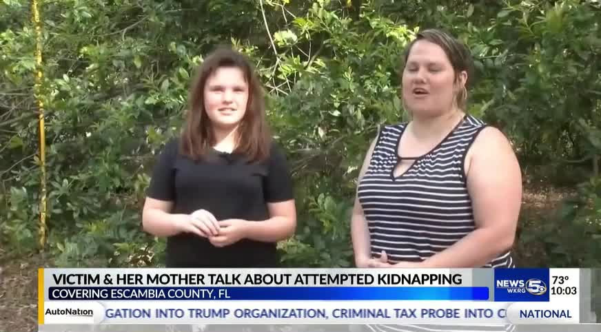 11 Year Old Girl, Mother Speak Out On Attempted Kidnapping In Pensacola