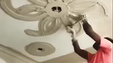 Ceiling design making process amazing