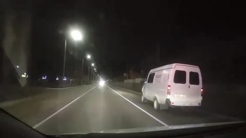 Ambulance lost control and got crash