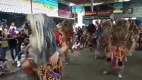 Buto gedrug dance traditional of java indonesia