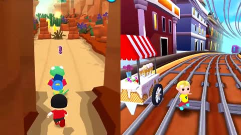 Tag with Ryan - Red T-Shirt Ryan vs Vlad and Niki run