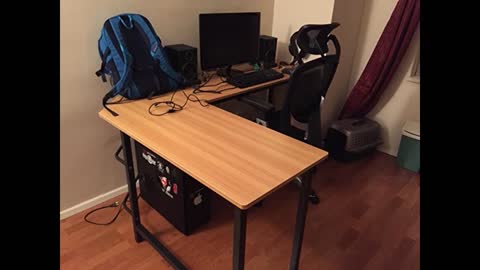 Review: Tribesigns Modern L-Shaped Desk, Corner Computer Desk PC Laptop Gaming Table Workstatio...