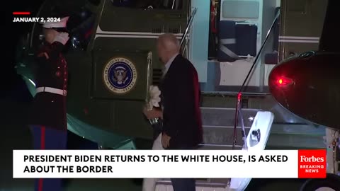 WATCH- Biden Has Surprising Answer When Reporter Asks Him About The Border