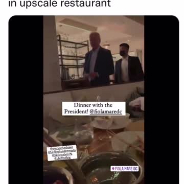 Joe and Jill Biden Violate DC Mask Mandate at Upscale Restaurant