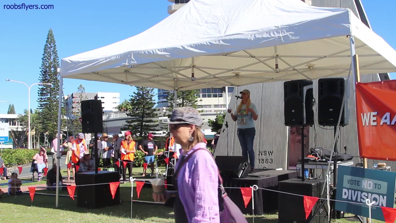 WE ARE READY RALLY - Coolangatta/Tweed Heads, Australia. 20 May 2023 - Mandy Bishop.