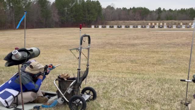 200 yard Rapid fire, bolt action match rifle.