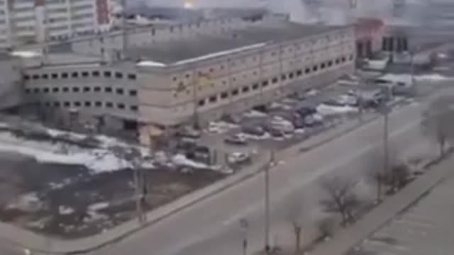 Distressing - Russian Shelling near the Equator shopping centre in Kharkiv Ukraine