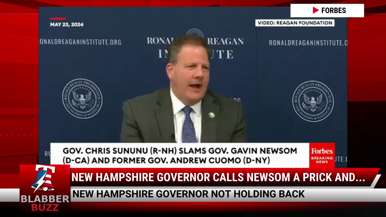 New Hampshire Governor Calls Newsom A Prick And...