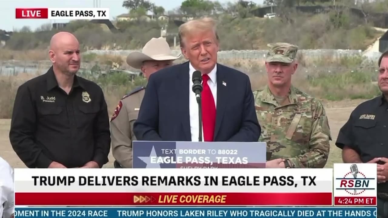 Trump Equates Securing Our Border to a ‘Military Operation’