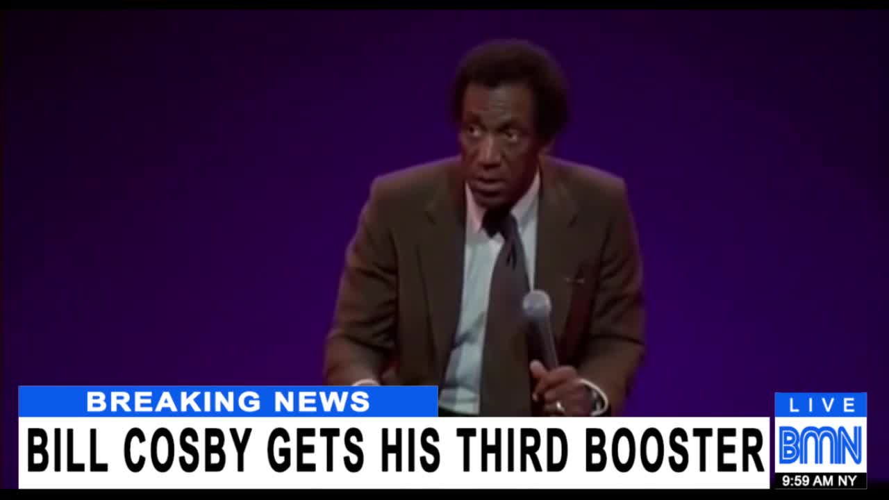 Bill Cosby Gets Triple Vaxxed