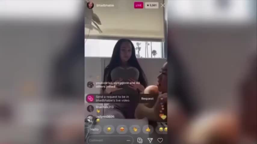 Bhad Bhabie Twerking (Danielle Bregoli) On Instagram Live | 15/2/2020