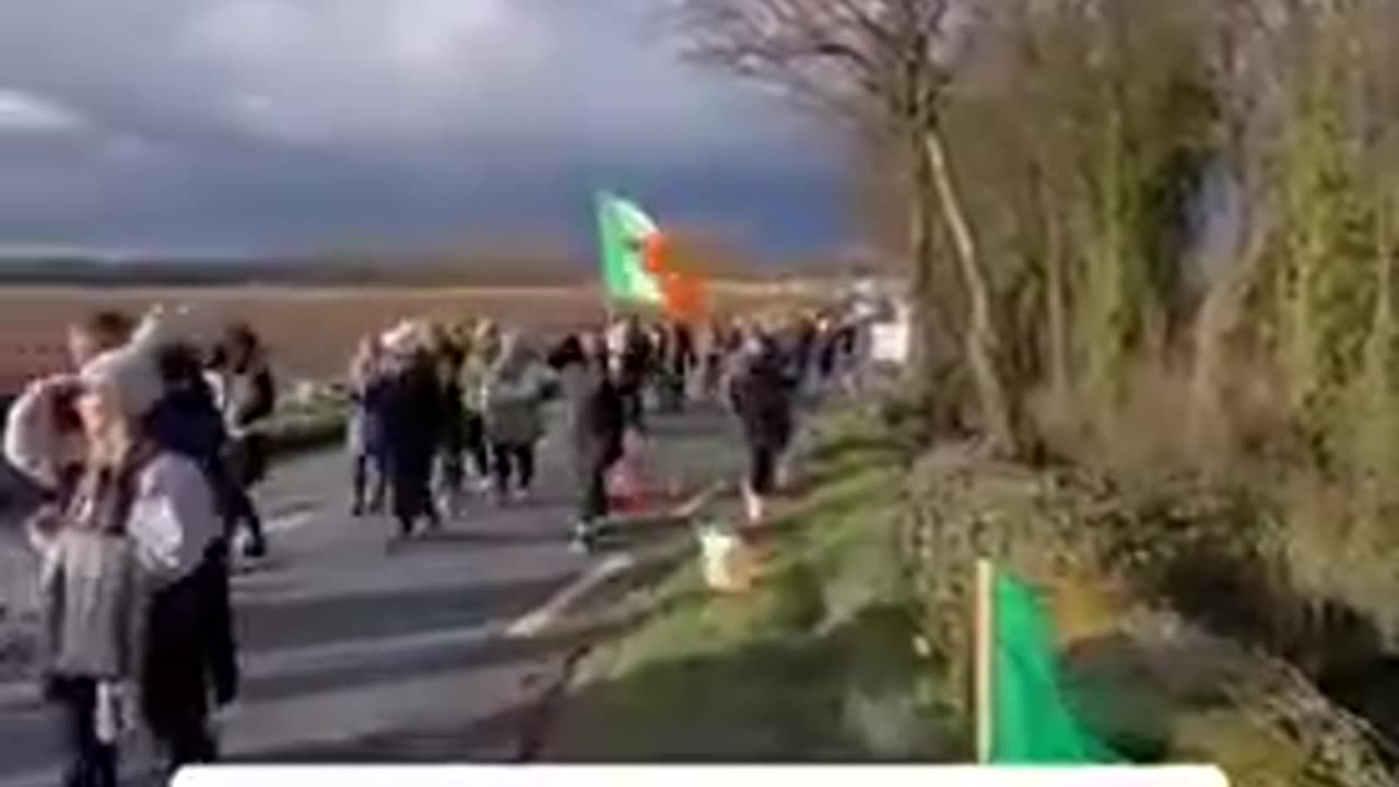 Kildare Ireland says no to refugees ⧸ migrants