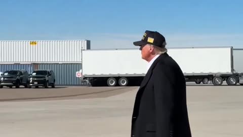 Badass Trump walks out to the Undertaker