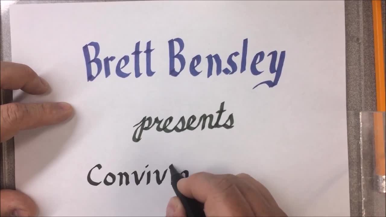 Calligraphy with Brett Episode 18