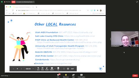 Utah Pride Center Teacher Conference - "Queer Sex Ed" Summary Edit
