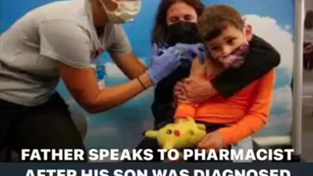 Father speaks to pharmacist after his son was diagnosed with myocarditis, caused by covDEATHjab