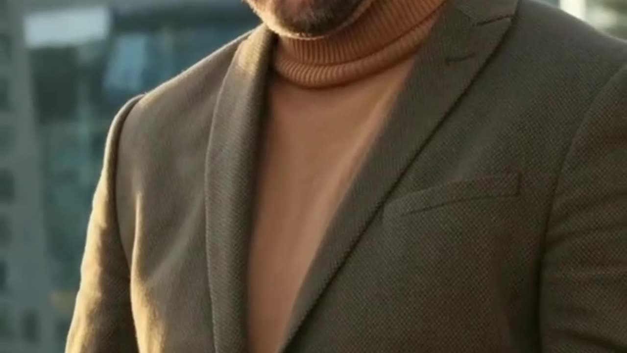 A man slowly walk