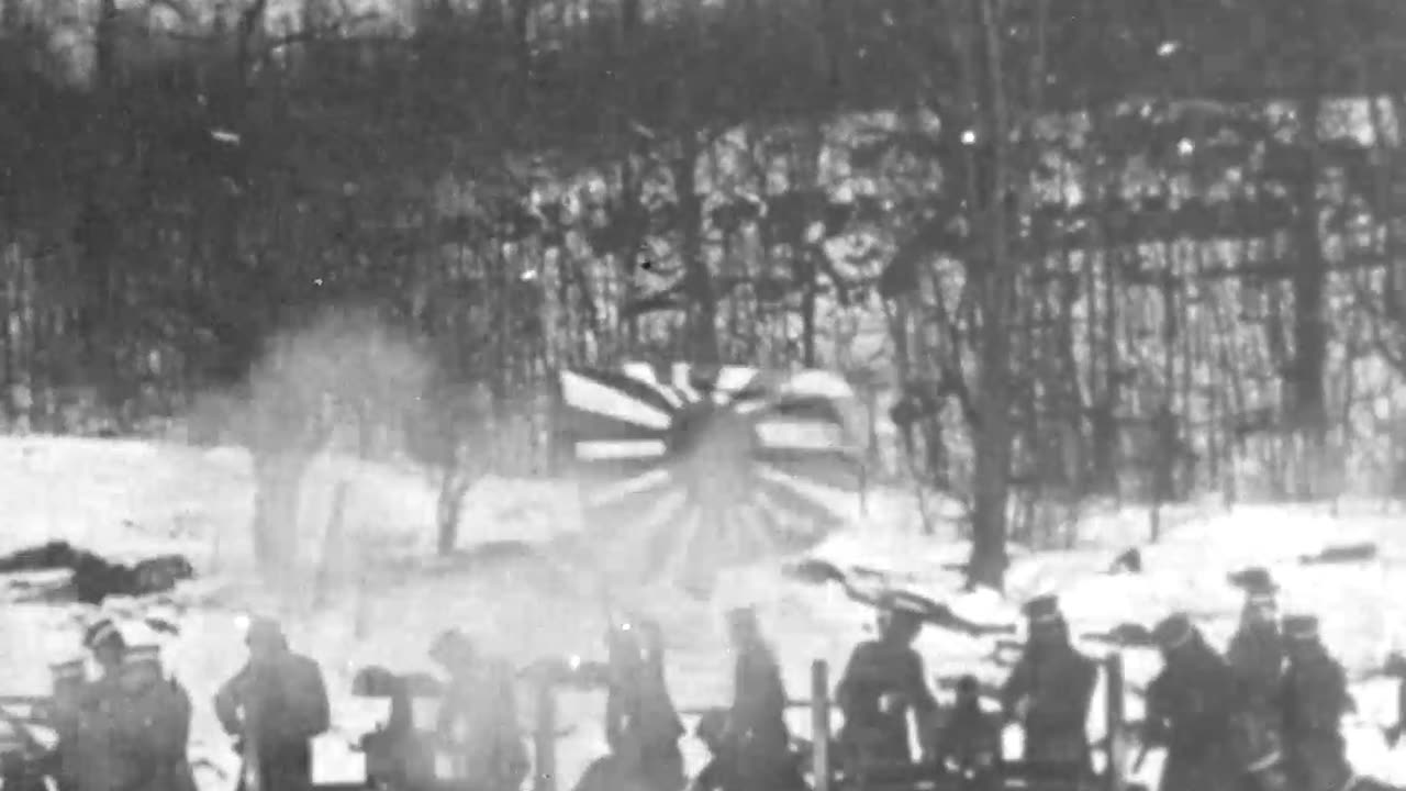 The Battle Of The Yalu (1904 Original Black & White Film)