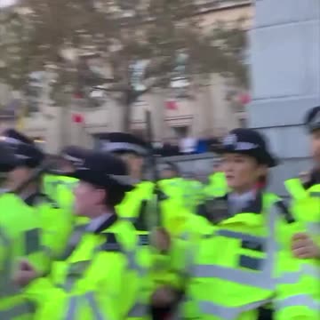 Police in London suppress pro-Palestine with significant force today
